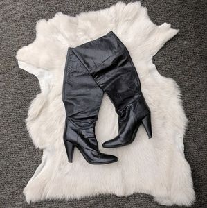 🇮🇹 Wide Calf Leather Boots